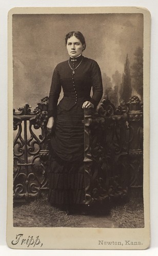 Cdv fotografia donna ciondolo - donna,